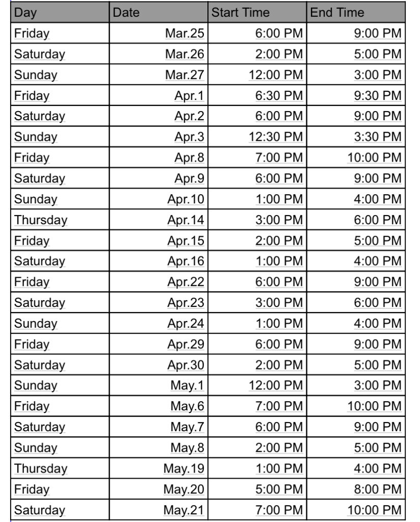 Cal Baseball Schedule 2022 KALX 90.7FM Berkeley